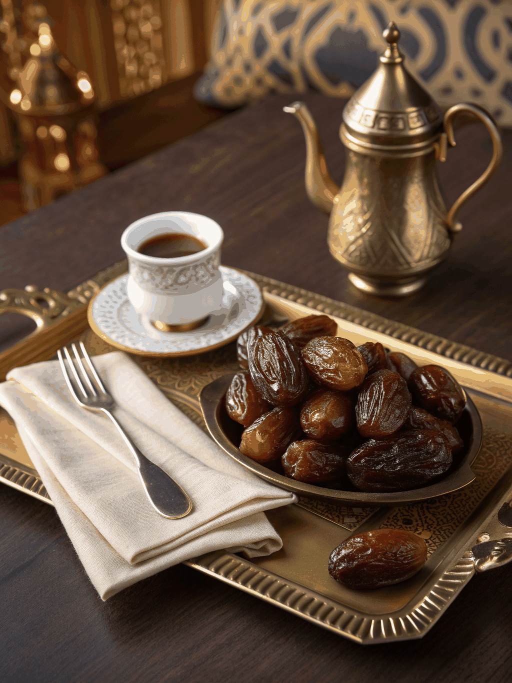 Madinah Date Experience traditional dates spread
