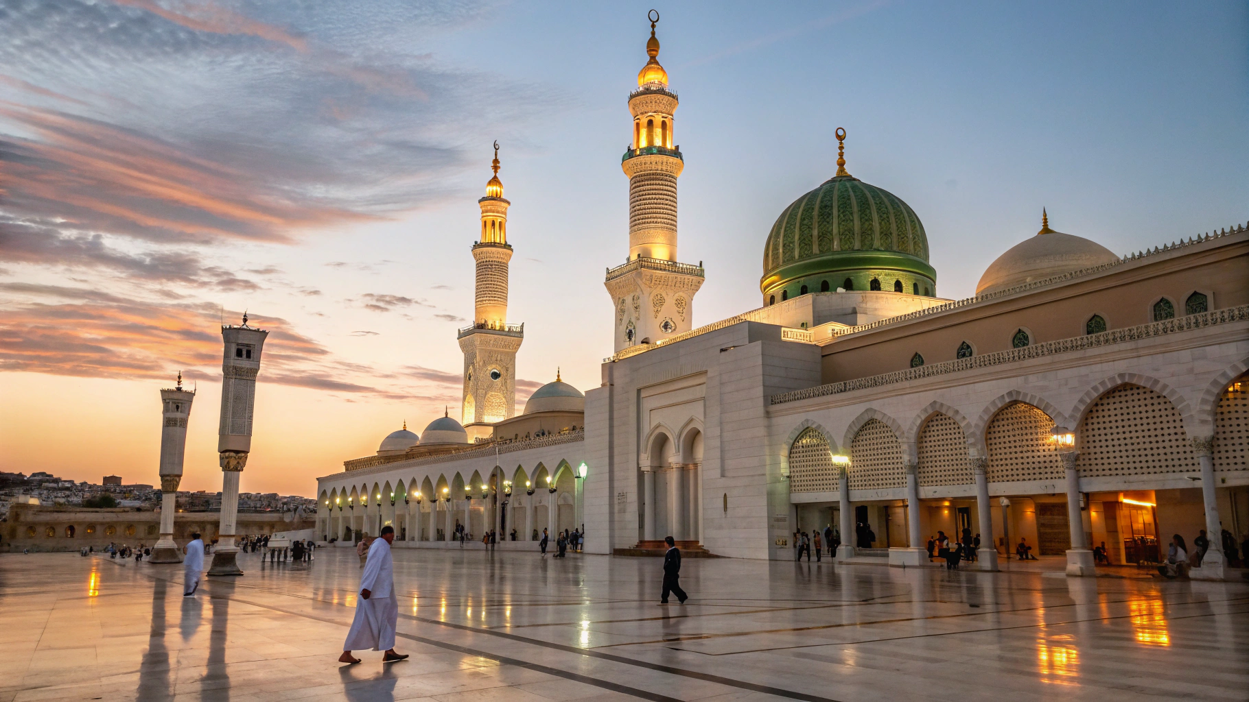 Historic Madinah panorama landscape